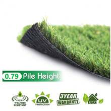 1/2/3/4/5m Indoor/Outdoor Artificial Synthetic Fake Grass Turf Carpet, Realistic Artificial Grass Carpet Lawn Mat For Wedding, Patio, Balcony, Fence, Artificial Plastic Fake Grass Rug