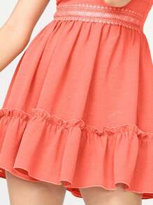 Europa e Stati Uniti retrò pizzo profondo scollo a V manica a palloncino vestito primavera ed estate nuovo vento festa spiaggia vestito Pasqua eleganti abiti da donna