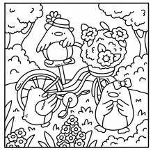 Garden Cuties Relaxing And Soothing Coloring Book | Beginner Tracing + Stress-Relief Doodles, Adult Coloring Book, Simple Yet Large Relaxation Designs, Adorable Animal Characters To Relieve Stress, Thick And Non-Bleed, Safe And - Back To School Season | Gift For Back To School