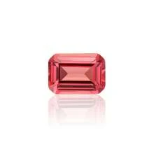 100% Padparadscha Sapphire Loose Emerald Cut Gemstone For Charms Advanced Jewelry Making Materials DIY - Padparadscha - View 10