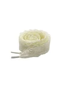 1/2pairs(100cm)Lace Shoelaces, Elegant Lace Shoelaces, Lace Bow Shoelaces, Elegant Satin-Lace Trim Ballet Style Shoe Laces, Geometric Hollow-Out Pattern, Sneakers, Casual Shoes Accessories, For Summer Daily Wear Casual Shoes, White Shoes - Multicolor - View 7