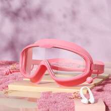 1pc Large Frame Waterproof Swimming Goggles, Anti-Fog Swimming Goggles, Suitable For Swimming Training