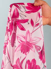 2024 New European & American Cross-Border Women One-Piece Swimsuit With Skirt, Fashionable, Slimming, Sexy Swimwear