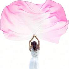Church Worship Culture-Inspired Dance Flag - 140*140cm Honor Guard Praise Dance Flag For Church Celebrations & Worship Ceremonies - Multicolor - View 4
