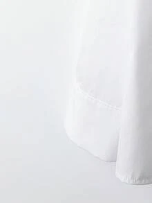 Blusa holgada y casual con estilo para mujeres - Blanco - Ver 7