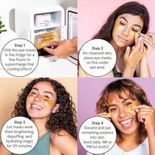 Grace  Stella Award Winning Under Eye - Reduce Dark Circles, Puffy Eyes, Undereye Bags, Wrinkles - Gel Under Eye Patches - Gifts Mom - Vegan Cruelty-Self Care (Pink, 6 Pairs) - 藍色(6雙) - 查看 6