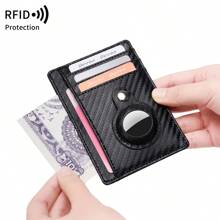 Neue RFID Diebstahlschutz Abklopfapple Tracker Kartentasche Anti-Verlust Positionierung Schutzhülle leicht tragbar Münzbörse für Frauen für Männer Geldbörse Mini-Geldbörse Geldbörse RFID Geldbörse Kartenetui