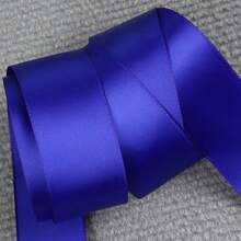 1pc 38mm Single Face Polyester Ribbons Solid Color Satin Ribbon For Handmade Craft Gifts Wedding Christmas Decoration DIY Bows