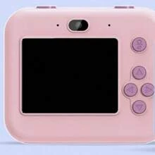 Câmera Impressão Instantânea Para Crianças Digital Infantil 1080P 12 MP - Roxo - Visão 5