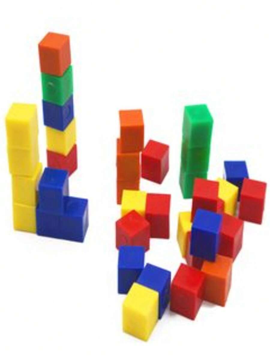 Cubos Para Apilar 25 pzs. - Multicolor - Ver 1