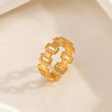 JOJELOO French Retro Metal Non Fading Ring, Feminine And High-End Hand Jewelry