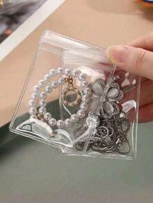 1pc 3-Compartment Makeup Brush Holder, Multi-Functional Storage Box, Display Tray, Transparent Storage Cabinet, Suitable For Kitchen, Living Room, Bedroom, Bathroom, Cosmetics, Lipstick, Perfume, Eyeshadow Palette, Makeup Brushes, Eyebrow Pencil, Beauty Etc. Summer Storage Organizer Gift