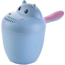 Taza enjuagadora linda para bebé, enjuagador de champú para baño de bebé con asa fácil de sujetar, taza para lavarse el cabello que protege los ojos del bebé, cucharón para ducha de bebé y regalo de duchade bebé - Multicolor - Ver 7