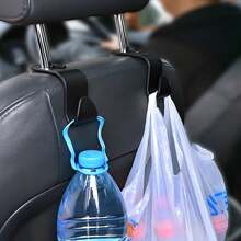 1/4/8pcs Car Seat Back Hooks, Car Storage Hooks, Universal Car Seat Back Multi-Functional Hook, Car Headrest Hooks, Car Seat Hanger Back Seat, Universal Car Interior Accessories For Car Hanging Clothes, Wallets, Handbags, Baby Bags, Shopping Bags, Plastic Bags, Umbrellas