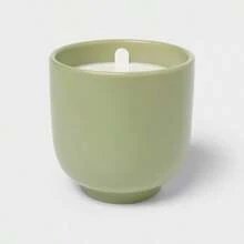 LiuZLaa 2-Wick Ceramic Jar Candle  Cucumber Chill 13.5oz - 1 - View 1