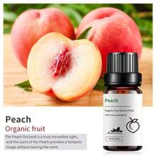 1 pezzo Olio essenziale ai frutti da 10ml/0,33 fl.oz, con aroma di frutto della passione, lampone, mango, anguria, ciliegia, lime, mela, cocco, fragola, fragrante, utilizzato per il benessere