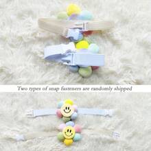 1pc Valentine's Day Adorable Cartoon Window Curtain Tie Back Tassels,3D Stuffed Doll Sheer Drape Holder, Bedroom Simple Binding Rope, Panda/Sunflower/Smiling Face/Cloud Shape Curtain Tie Backs