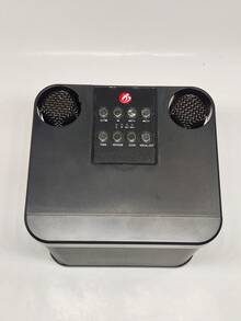 1个音箱+2个麦克风，配备4种LED滚动灯，适用于家庭电视、KTV、户外便携式卡拉OK无线蓝牙音箱，4英寸10W音箱、麦克风、音响一体机 - 彩色 - 查看 11
