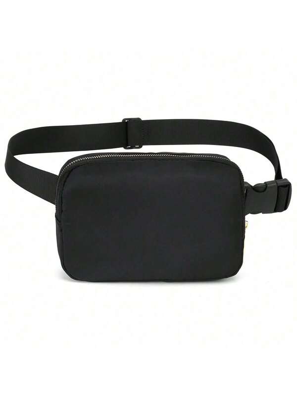 Nouveau sac de taille en nylon imperméable Lulu, sac de poitrine de voyage décontracté, sac de téléphone pour sport d'extérieur et course, sac bandoulière polyvalent pour hommes et femmes