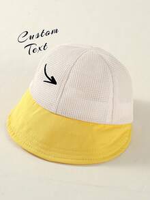 1pc Perforated Breathable Summer Baseball Cap For Baby Boys & Girls Aged 6-24 Months, Customized Infant Hat - 1PC - View 12
