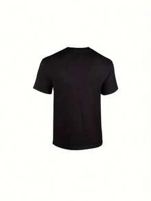 Adoración a Satán Respeto Camiseta de Cabeza de Cabra Satánica-220g 100% Algodón - Negro - Ver 3