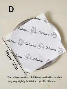 50张,牛皮纸,烘焙纸,耐油食品包装纸,蜡纸,烘焙工具,厨房小工具,厨房配件,家用厨房用品,不同批次订单略有不同 - 彩色 - 查看 17