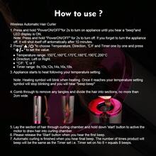 K·SKIN USB 可充电无线卷发器 - 轻松精准卷发，6 档热力和定时器设置，快速加热和自动关闭，无忧造型体验 - 粉色 - 查看 6