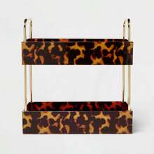 Leopard Print Tiered Tray - Threshold™ Back To School - 1 - View 1