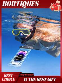 5件套防水手机袋、手机干燥袋、防水手机袋、手机防水袋、防水手机袋、防水袋、手机袋、防水袋、手机防水袋、沙滩包、防水手机壳、防水干燥袋、防水袋 - 升級款氣囊款 - 查看 6