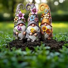 1 件迷人的 2D 亚克力花盆 - 防水、防刮、耐化学腐蚀 - 非常适合室内和室外花园装饰、花盆 | 富有想象力的花园装饰 | 耐用的亚克力 - 淺灰色 - 查看 4