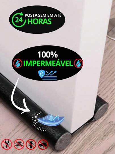 Protetor de Porta Contra Insetos Veda Porta Impermeável Rolinho