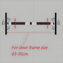 Barra horizontal multifuncional para puerta de casa: Diseñada para satisfacer las necesidades de fitness de toda la familia, es ideal para diversos ejercicios como estiramientos, flexiones, dominadas, abdominales, etc. Fácil de instalar, crea un ambiente de ejercicio en casa en cualquier momento y lugar. Favorece el entrenamiento de los músculos centrales y la tonificación corporal. Adecuada para hombres, mujeres, jóvenes y mayores. Con protección antideslizante y diseño portátil para promover un estilo de vida saludable. Es una herramienta de fitness ideal para moldear un cuerpo perfecto, satisfaciendo plenamente todas las necesidades de los entusiastas del fitness. Es adecuada tanto para el hogar como para gimnasios profesionales, para iniciarse en un ejercicio saludable.