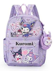 Sanrio Sanrio Shoulder Bag Handbag Tote Women's Bag Crossbody Hello Kitty Melody Kuromi Pudding Dog Cinnamon Dog Doll Doll Bag Cartoon Printing Portable Cute Large Capacity Coin Purse Summer Beach Bag Travel Accessories Cruise Essentials Travel Bag Wash Bag Waterproof, Back To School Essentials
