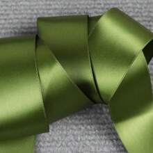 1pc 38mm Single Face Polyester Ribbons Solid Color Satin Ribbon For Handmade Craft Gifts Wedding Christmas Decoration DIY Bows