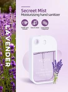 1/3/6pcs 50ml Various Scents Of Water-Free Hand Sanitizer, Two Models Are Randomly Shipped, Hyaluronic Acid Spray Hand Sanitizer Fragrance Spray Hand Sanitizer, Portable Travel Hand Sanitizer