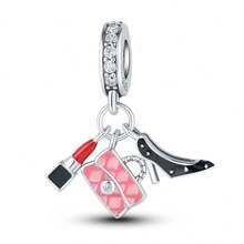 1 Pc Love Pendant 925 Sterling Silver Beads Charm Paw Pendant Fit Bracelet Necklace Women DIY Beads Fine Jewelry Family Gift - Silver - View 15