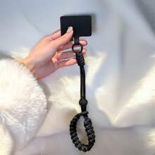 Adjustable Phone Lanyard Braided Keychain Wristband Short Wrist Strap Phone Case Pendant Charm Bracelet Simple Thickened Dopamine Color Block CCD Keychain Camera Strap Phone Anti-Lost Strap For Women And Men Gifts For Mother, Family, Friends, Birthday, Holiday Phone Charm, Phone Chain