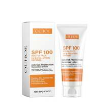 SPF 100 防晒乳液，适用于身体和面部，蕴含透明质酸和维生素 E，保湿滋养，防水不油腻配方，有效抵御紫外线和污染，50克/1.76盎司（两种规格可选） - 白色 - 查看 7