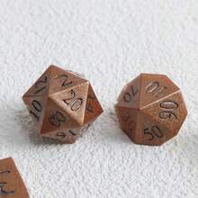 9 腔硅胶模具 - 灵活的圆形腔体适合 DIY 珠宝制作，独特的几何和编号隔间，非常适合骰子游戏和配饰创作 - 白色 - 查看 5