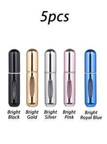 5/3 buc recipient atomizor parfum reîncărcabil mini, reîncărcabil de parfum de călătorie de 5 ml, sticle de parfum reîncărcabile de călătorie, dozator de îmbuteliere cu spray de parfum de călătorie, 1/2/4/10/20 buc mini atomizor portabil de parfum reîncărcabil, spray de parfum reîncărcabil, carcasă cu pompă de reumplere pentru călătorii și ieșiri, provizii de vacanță, camping, accesorii esențiale de vacanță pentru femei, parfum pentru bărbați