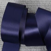 1pc 38mm Single Face Polyester Ribbons Solid Color Satin Ribbon For Handmade Craft Gifts Wedding Christmas Decoration DIY Bows