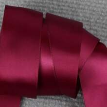 1pc 38mm Single Face Polyester Ribbons Solid Color Satin Ribbon For Handmade Craft Gifts Wedding Christmas Decoration DIY Bows