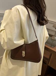 Bolso de moda para mujer, bolso de hombro simple y clásico, bolso de mensajero para dama