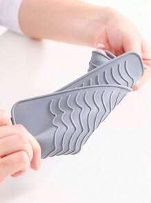 1/2 piezas Alfombrilla de silicona resistente al calor a 480°F (250°C) - Soporte giratorio para tenacillas, planchas y onduladores de pelo para viaje