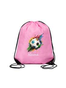Presente perfeito para o aniversário, aniversário de casamento ou Dia das Mães. Bolso de nylon personalizado com cordão e nome, texto ou logotipo, mochila personalizada para organizadores de eventos. Uma bolsa adequada para homens e mulheres usarem no dia a dia, para sair, se exercitar, viajar, fazer compras e ir à praia. Perfeito para o Natal, Dia de Ação de Graças, volta às aulas, local de trabalho, deslocamento, festas e reuniões. Um presente ideal para mulheres. O presente perfeito para mães de Natal, filhas de professores. Filhas personalizadas.