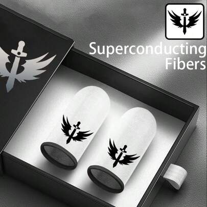 Ultrathin Breathable 24-Hour Effective Gaming Finger Gloves: Sweat-Proof, Non-Slip, Touchscreen Fingertips, Suitable For Gamers