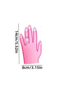 1pc Bachelorette Party Decoration Foam Finger Ring, Engagement Bride Bridesmaid Gift, Wedding Shower Prop, Foam Finger Sleeve