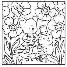 Garden Cuties Relaxing And Soothing Coloring Book | Beginner Tracing + Stress-Relief Doodles, Adult Coloring Book, Simple Yet Large Relaxation Designs, Adorable Animal Characters To Relieve Stress, Thick And Non-Bleed, Safe And - Back To School Season | Gift For Back To School