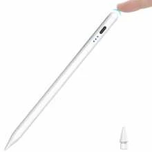适用于 iPad 第 6 至 11 代的触控笔 - 2 倍快充，主动式倾斜感应，像素级精度，防误触功能，兼容 2018-2025 年款 Apple iPad Pro 11 英寸/12.9 英寸/M4、iPad Air 3/4/5/M2/M3、iPad Mini 5/6 代 - 白色 - 查看 8