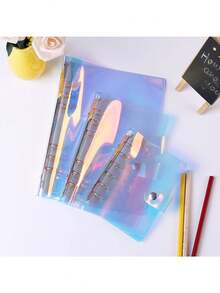 A5/A6 彩色活页笔记本补充内页纸，全息激光外壳计划本封面，返校，学校用品